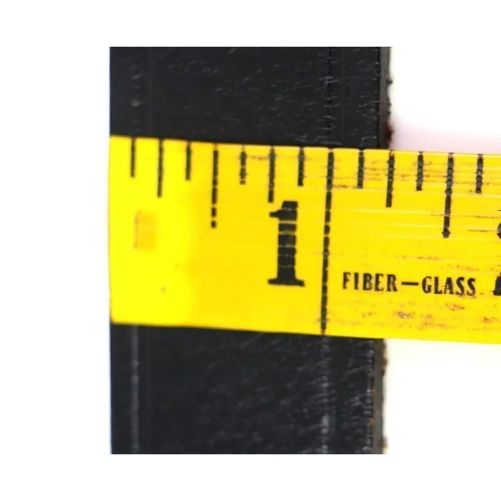 Postal USA #PE 2-2141 BLACK SADDLE LEATHER 1.25
